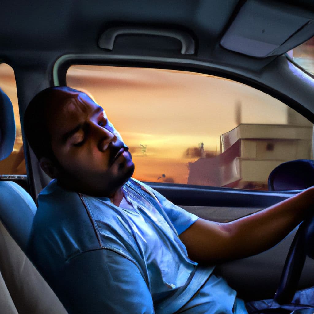 Digital art, A despondent father sits alone in his car, overwhelmed by the news that his cousin is suing him for custody of his twin children, feeling betrayed and lost as he desperately tries to find a way to fight for his rightful place as their father.